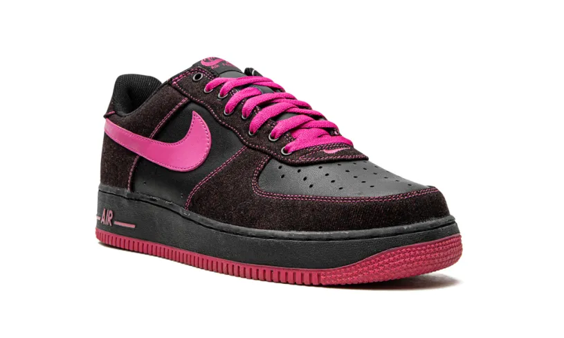 Nike Lifestyle AIR FORCE 1 WMNS 'Black Bright Rose'